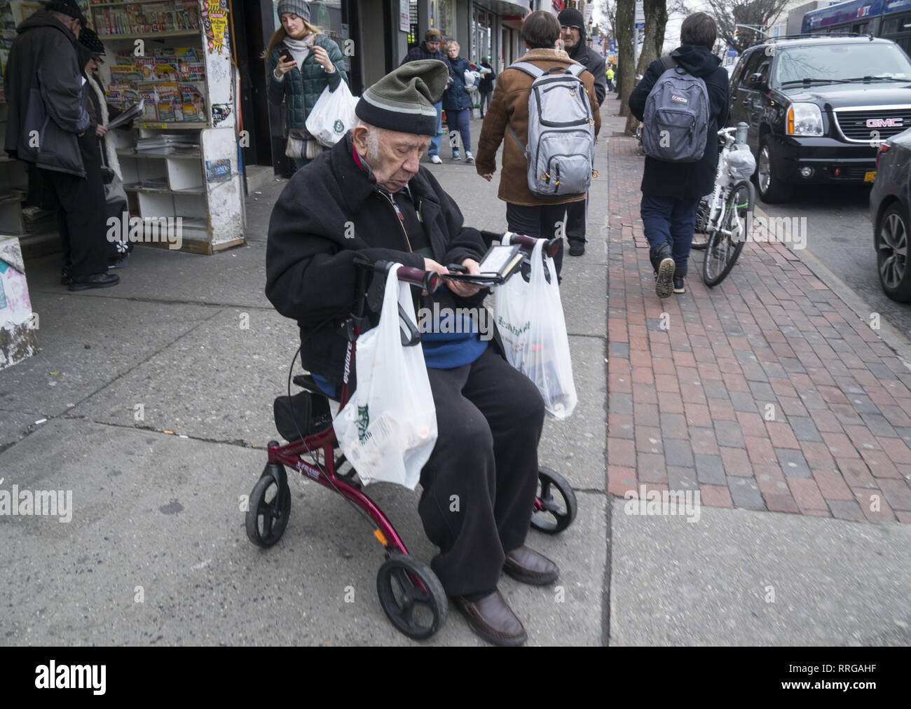 baby old man walker