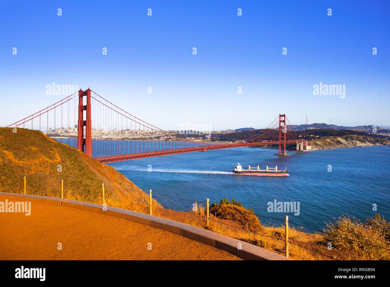 Golden gate bridge san francisco california hi-res stock photography ...