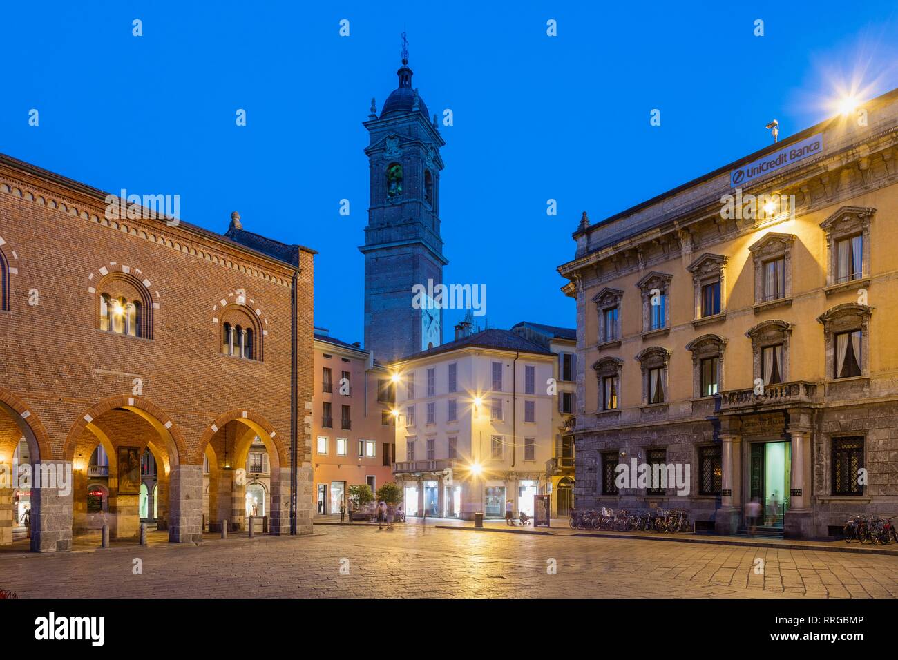 Piazza Roma, Monza, Lombardy, Italy, Europe Stock Photo