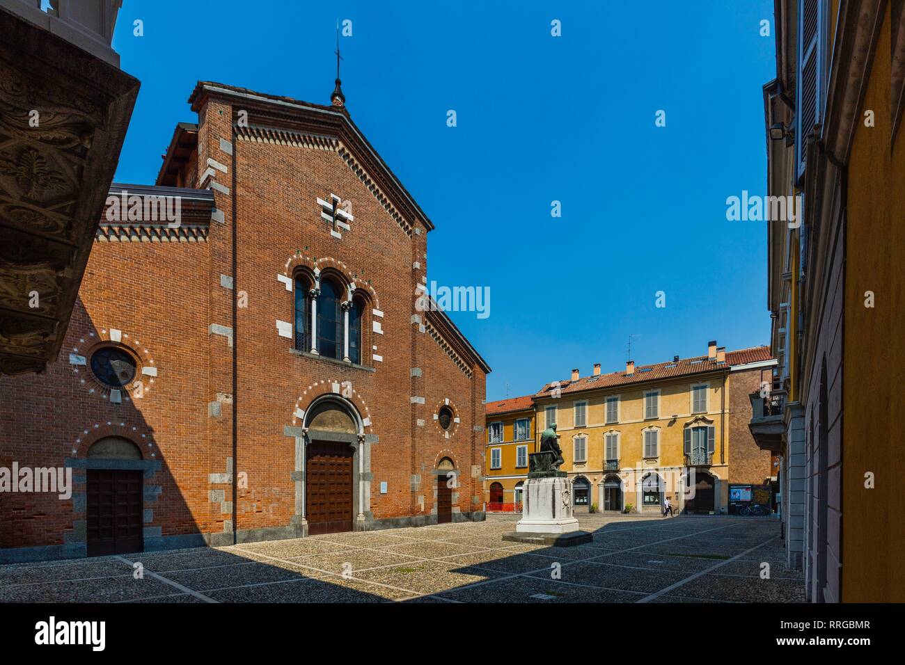Piazza San Pietro Martire, Monza, Lombardy, Italy, Europe Stock Photo