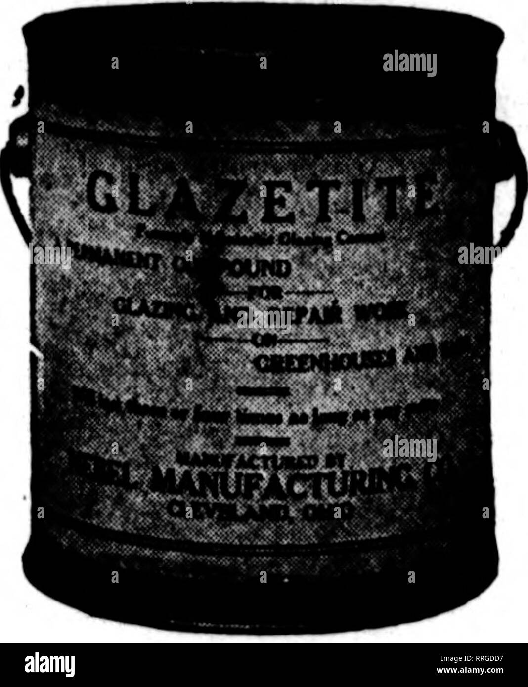 . Florists' review [microform]. Floriculture. 130 The Florists^ Review OCTOBBB 7, 1920 FOR A PERFECT JOB USE. GLAZETITE FORMERLY NEBBLASTIC GLAZETITE is carried in stock by the following reliable firms in 65 and 35-gallon drums, tive-gallon cans and one-gallon cans, and they sell it to you on a money-back guarantee: Henry A. Dreer, Pniladelphia, Pa. Vaughan's Seed Store, Chicaso. 111. J. Bolgiano &amp; Son, Baltimore, Md. James Vick's Sons, Rochester, N. Y. F. W. Boltiiano. Washington. D. C. Standard Seed Co., Kansas City, Mo. Beckert's Seed Store, Pittsburgh. Pa. o, Kooyman Co., Skn Francisco Stock Photo