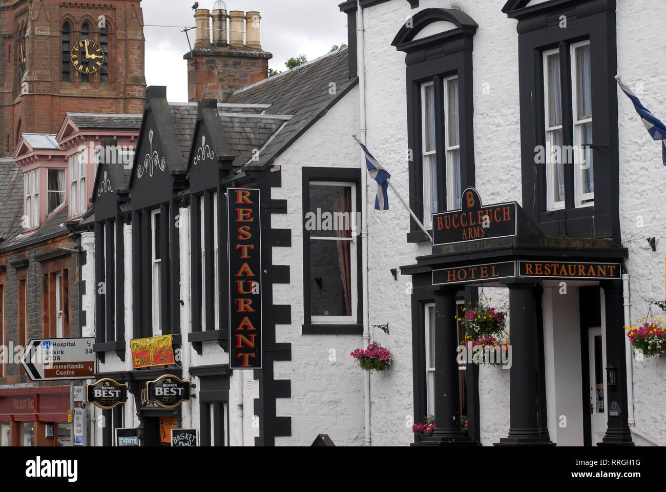 Tourism Buccleuch hotel, Moffat. Dumfries & Galloway, Scotland, United
