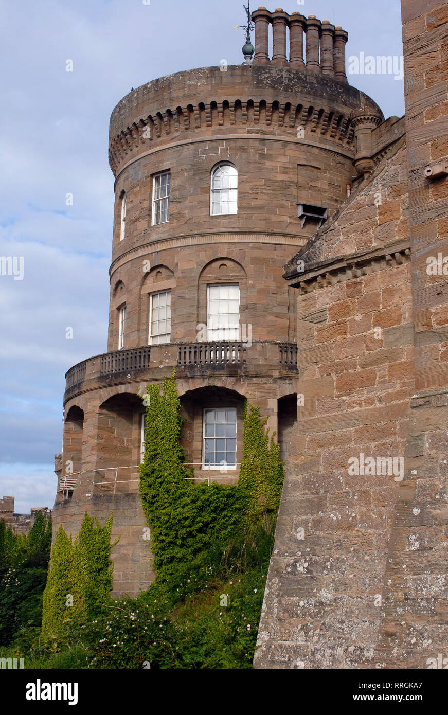 Cultural tourism: the Majestic Culzean Castle, Ayrshire, Scotland, United Kingdom Stock Photo