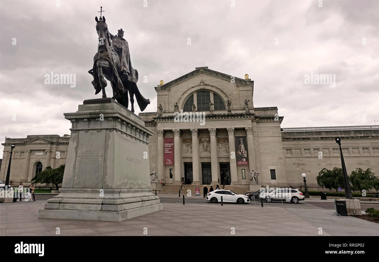 St Louis Art Museum Missouri Stock Photo