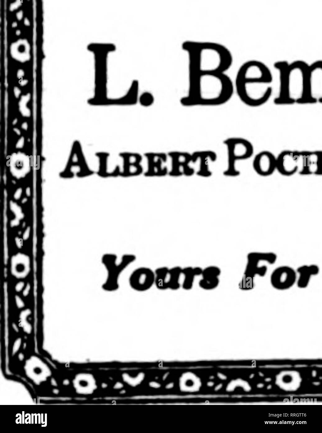 . Florists' review [microform]. Floriculture. DETROIT, MICH. Peter F. Reuss &amp; Co., 66 BROADWAY MT. PLEASANT, MICH. Walter W. Caple Member F. T. D. MIDLAND, MICH. PERCIVAL F. PENFOLD Saginaw, Michigan GROHMAN THE FLORIST Member F. T. D. Aae'n. U7 NORTH FRANKLIN ST J. B. GOETZ SONS SAGINAW, MICH. OR ANY CITY IN MICHIGAN Ann Arbor, Mich. J'&quot; ^ BluMaize Blossom Shop Flint, Mich. EVANS The Florist House of Personal Service PETOSKEY. MICH. A^ND NORTHERN MICHIGAN RESORTS. Frank Winans &quot;ember Piorista' Teleirraph Muskegon, Mich. V^&amp; BUTTERWORTH FLORAL CO. CHICAGO • DETROIT Central Fl Stock Photo