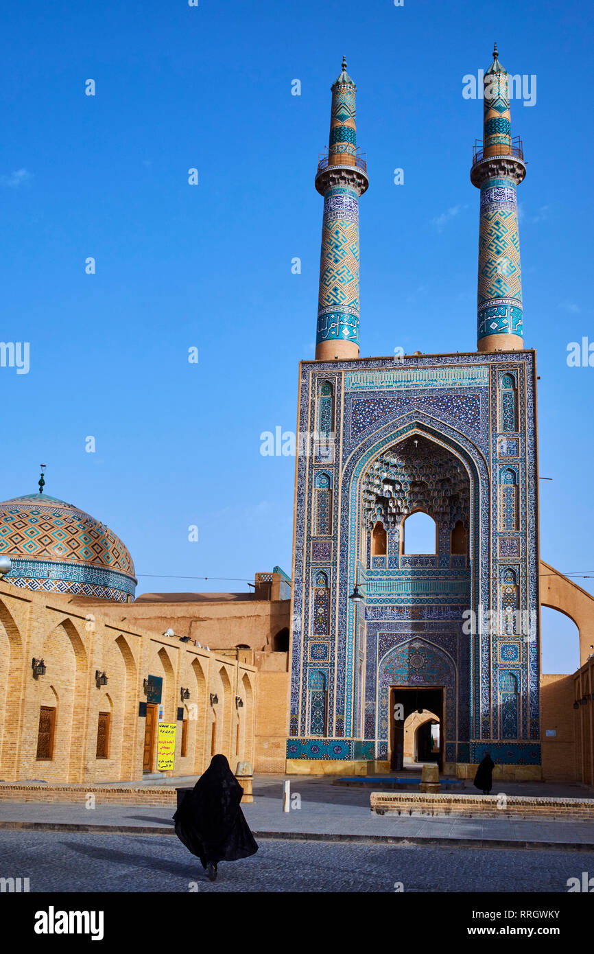 Friday Mosque, Yazd, Yazd Province, Iran, Middle East Stock Photo Alamy