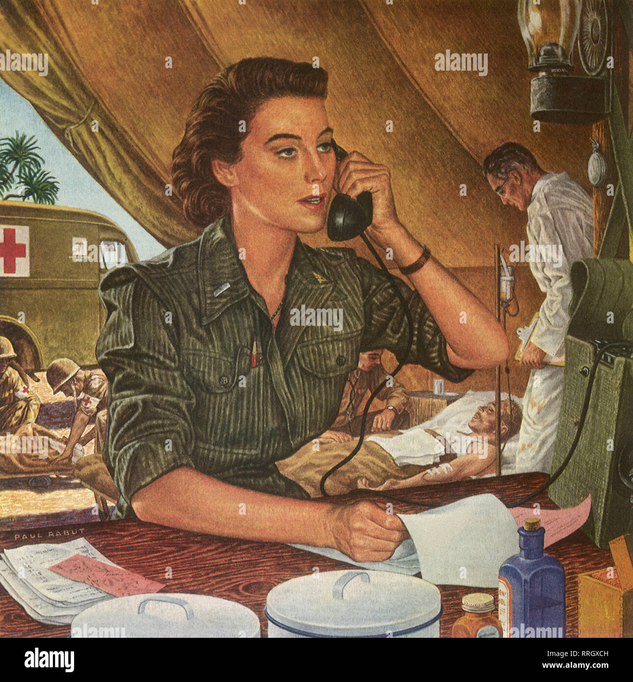 Army nurse hi-res stock photography and images - Alamy