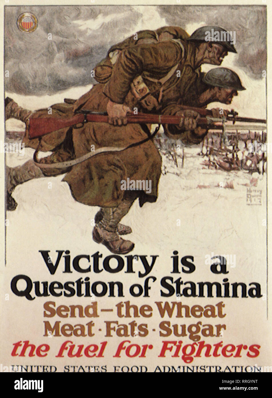 Victory is a Question of Stanima. Stock Photo