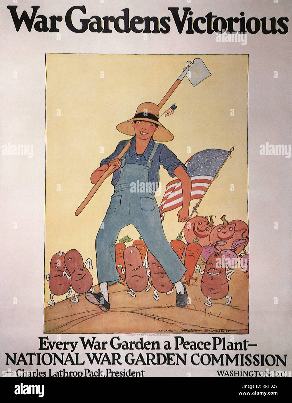 War Gardens Victorious Stock Photo Alamy