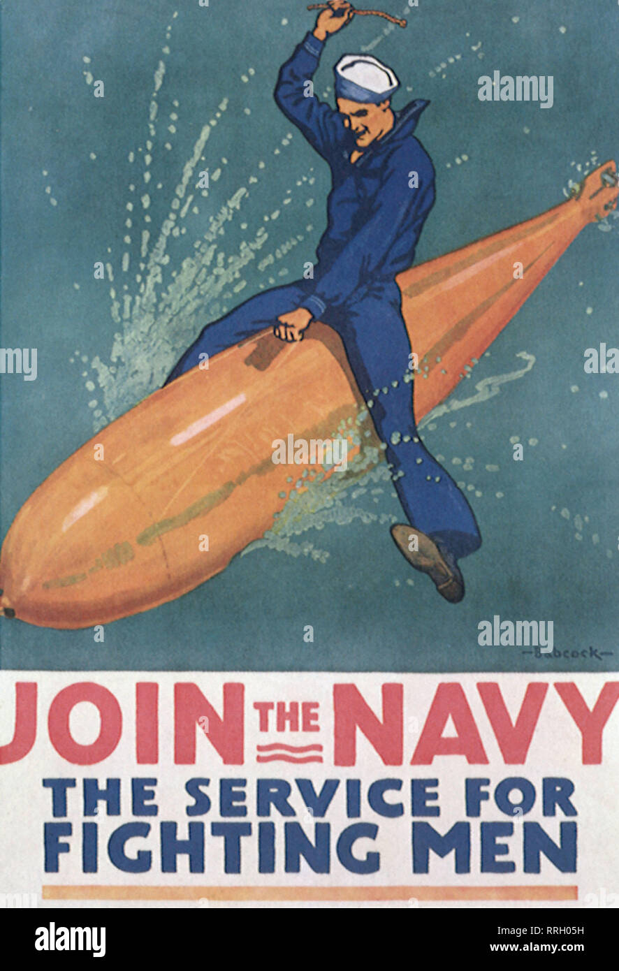 Join the Navy. Stock Photo