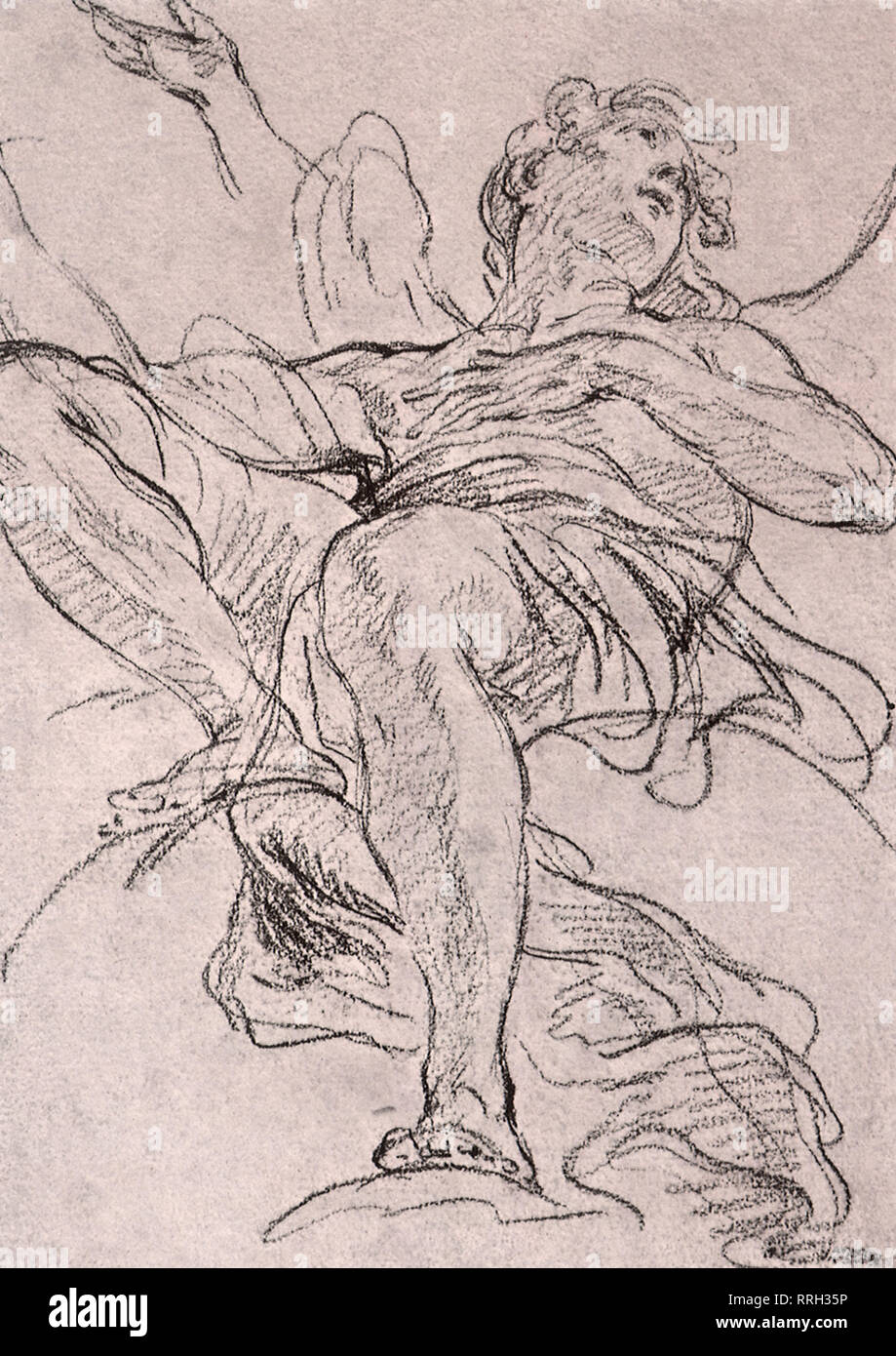 Study of an Angel. Stock Photo
