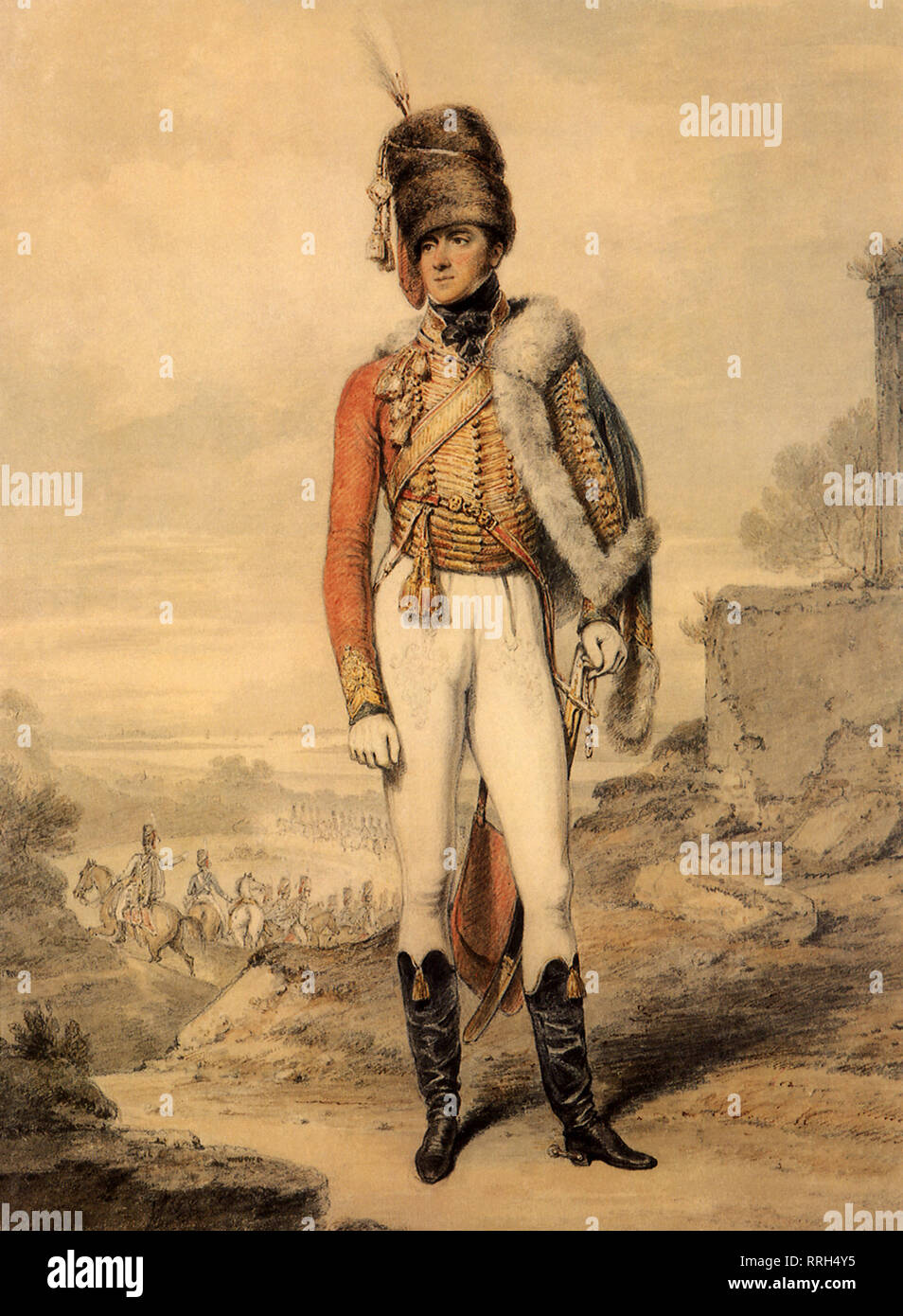 Henry William Paget, 1st Marquess of Anglesey 1808. Stock Photo