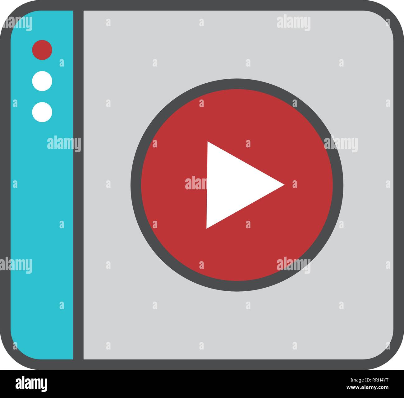 Audio play vector vectors hi-res stock photography and images - Alamy