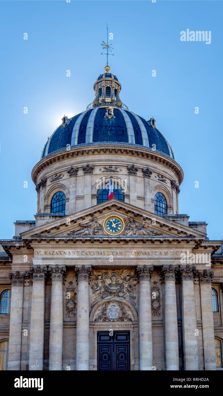 Institut de France - Paris, France Stock Photo