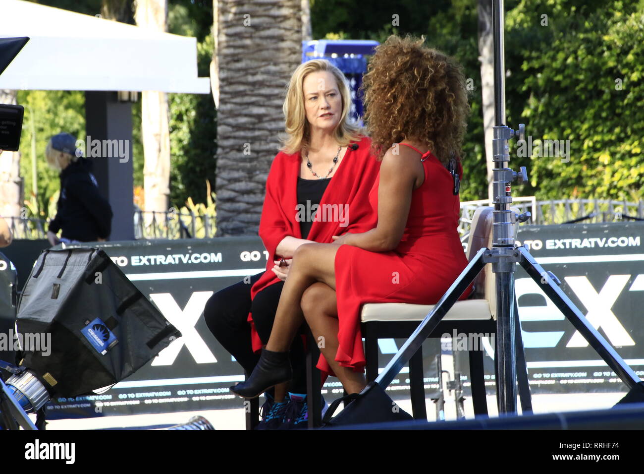 Cybill Shepherd visits Universal Studios Hollywood for an appearance on
