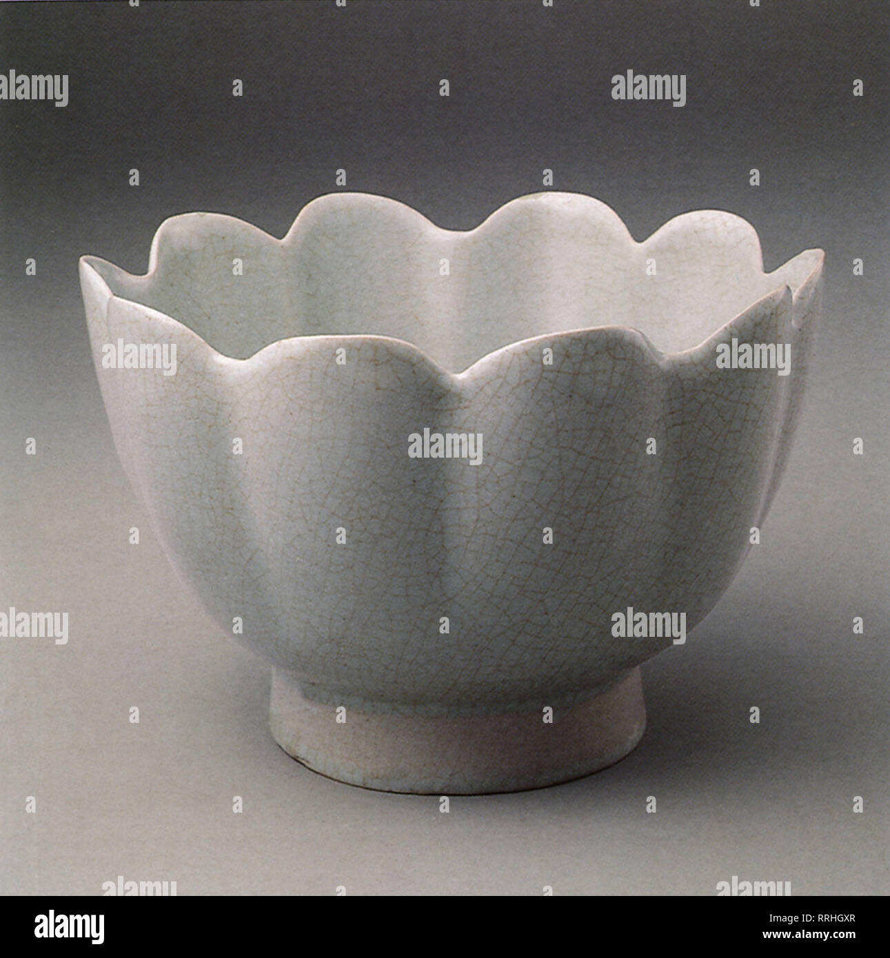 Porcelain Bowl, Northern Sung Dynasty. Stock Photo