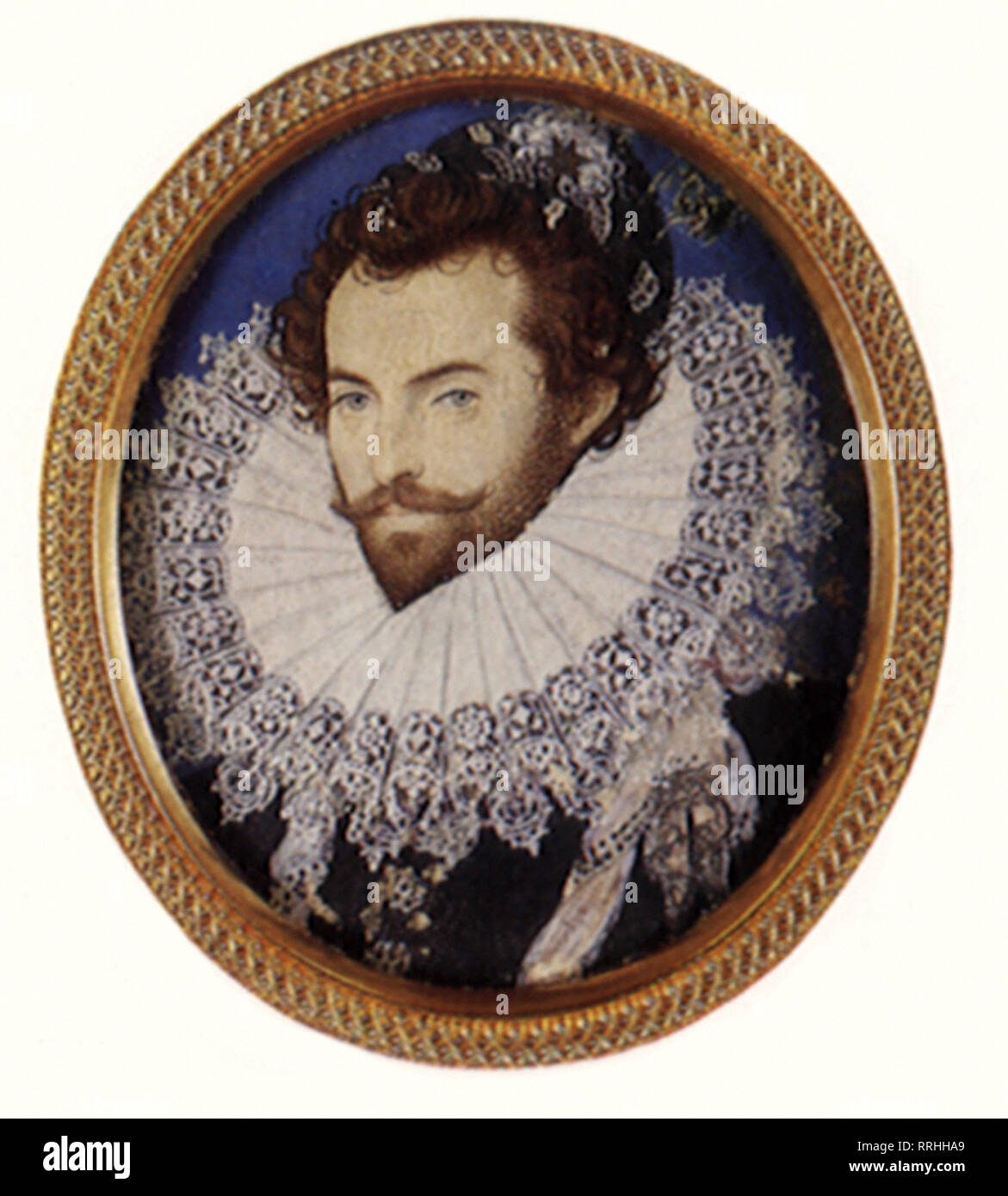 Sir walter raleigh 1585 stock photo alamy