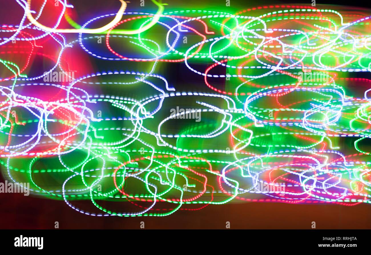 Abstract colored neon light backgrounf Stock Photo