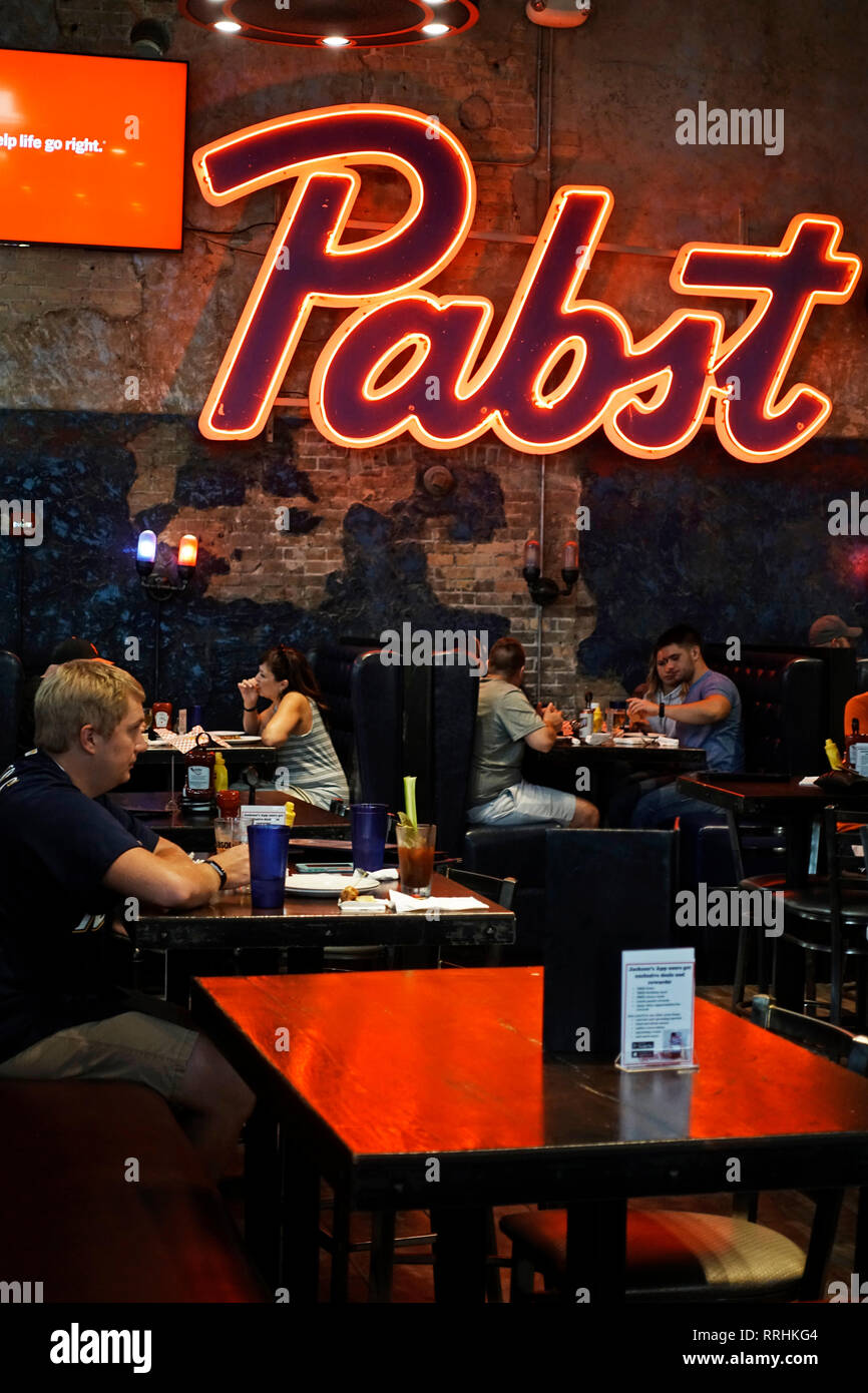 Jackson's blue ribbon pub Milwaukee Wisconsin Stock Photo Alamy