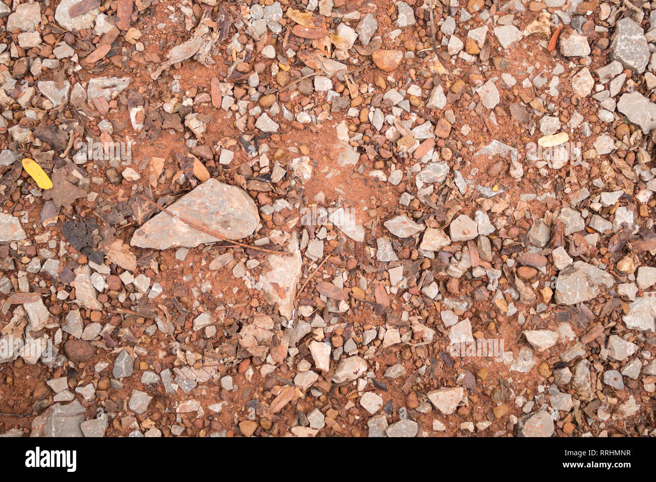 Tiny Rock or Stone and Red Brown Gravel Texture Background. Rock or ...