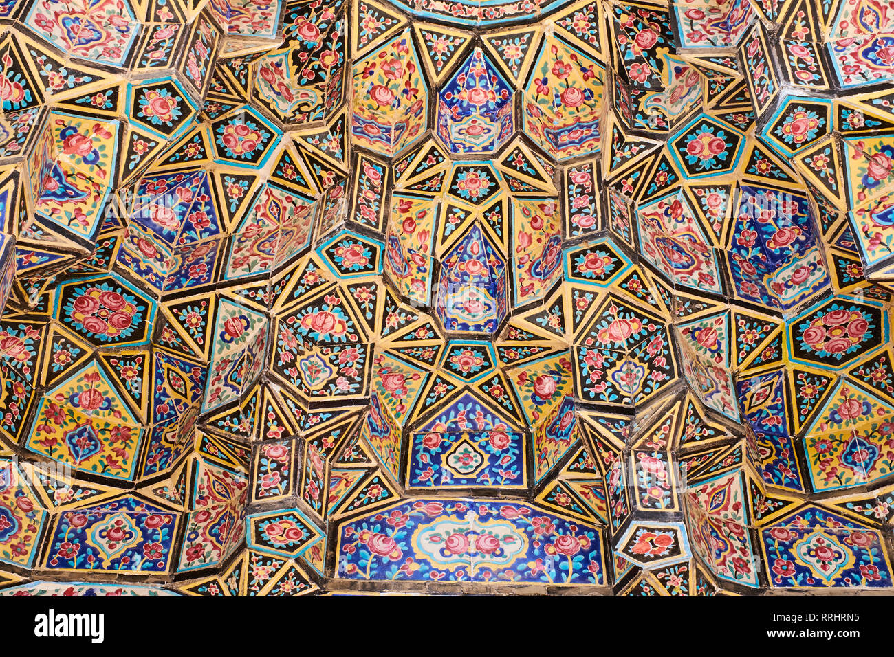 Nasir al Molk Mosque, Shiraz, Fars Province, Iran, Middle East Stock