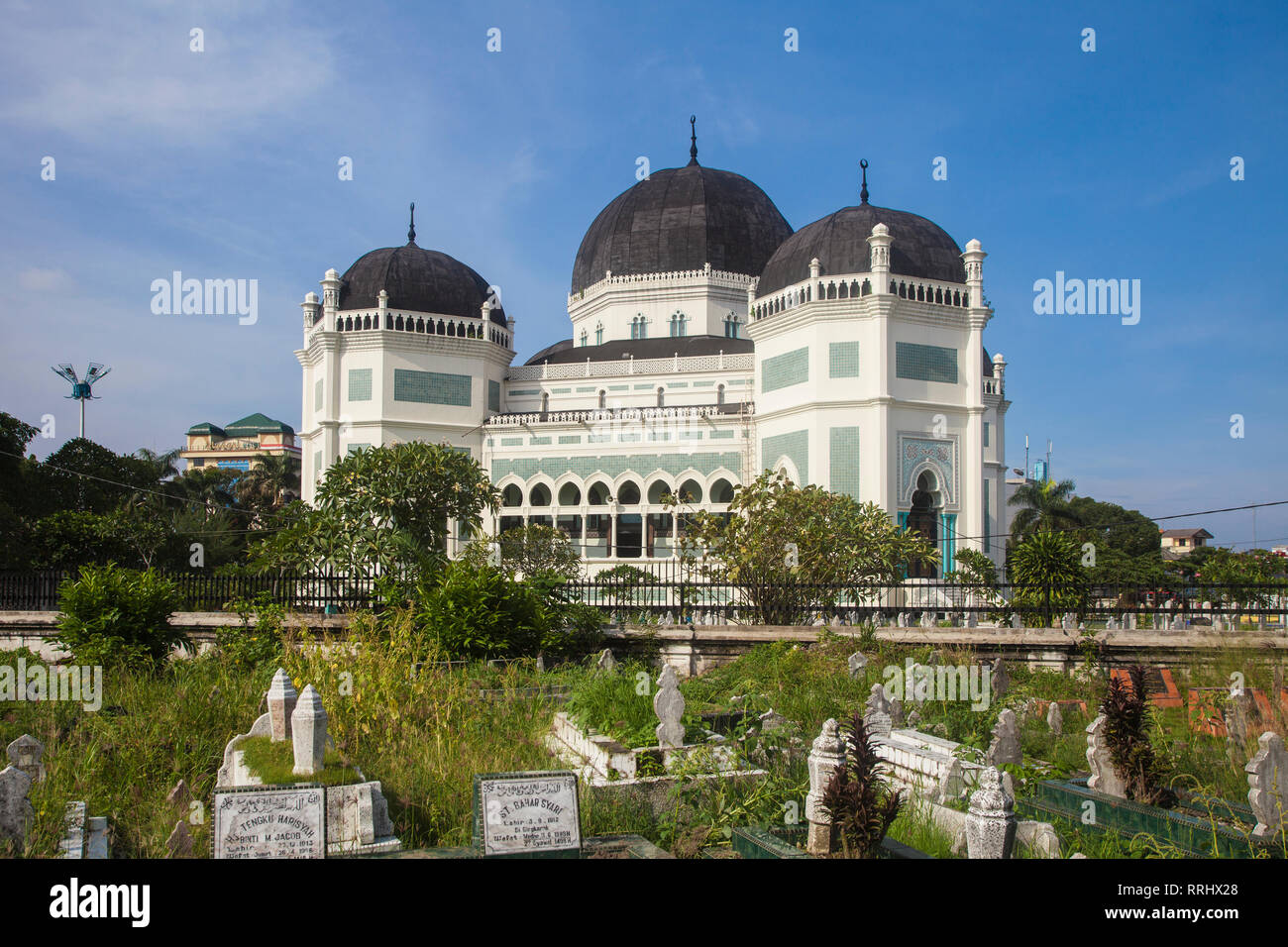 Great Mosque, Medan, Sumatra, Indonesia, Southeast Asia, Asia Stock Photo