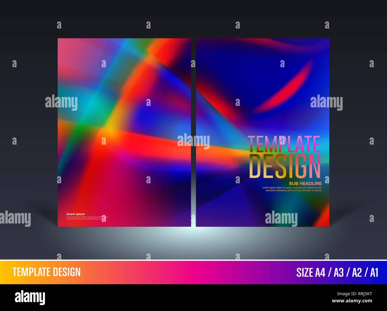 Abstract Template Design Stock Vector Image & Art - Alamy