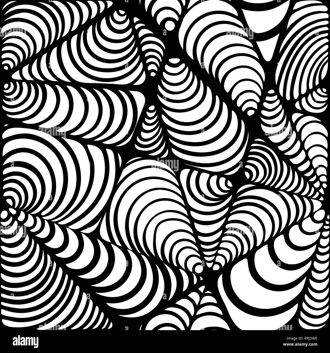 Abstract black and white seamless pattern Stock Vector Image & Art - Alamy