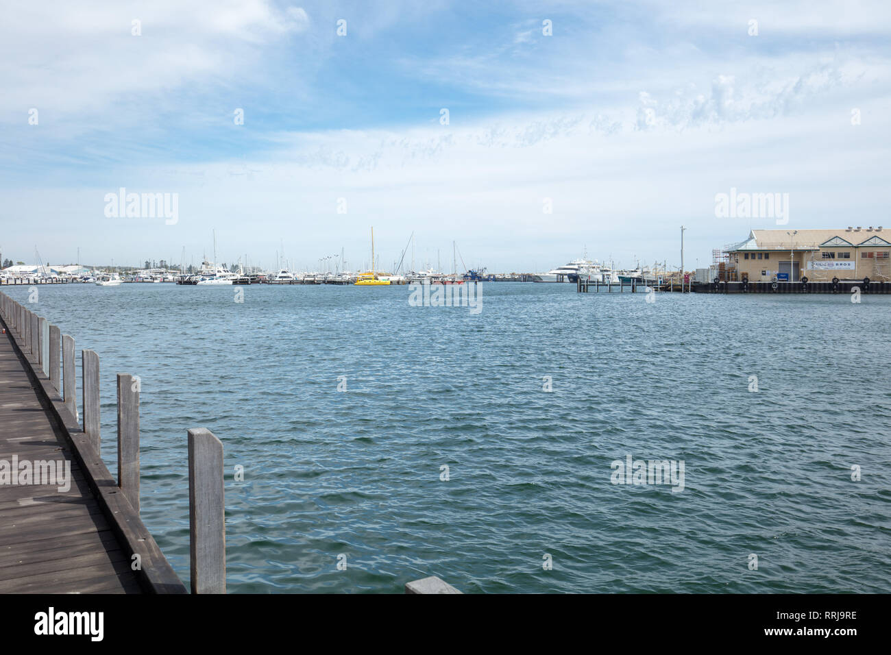 The fishing boat harbour of Fremantle is a working harbour, but also a