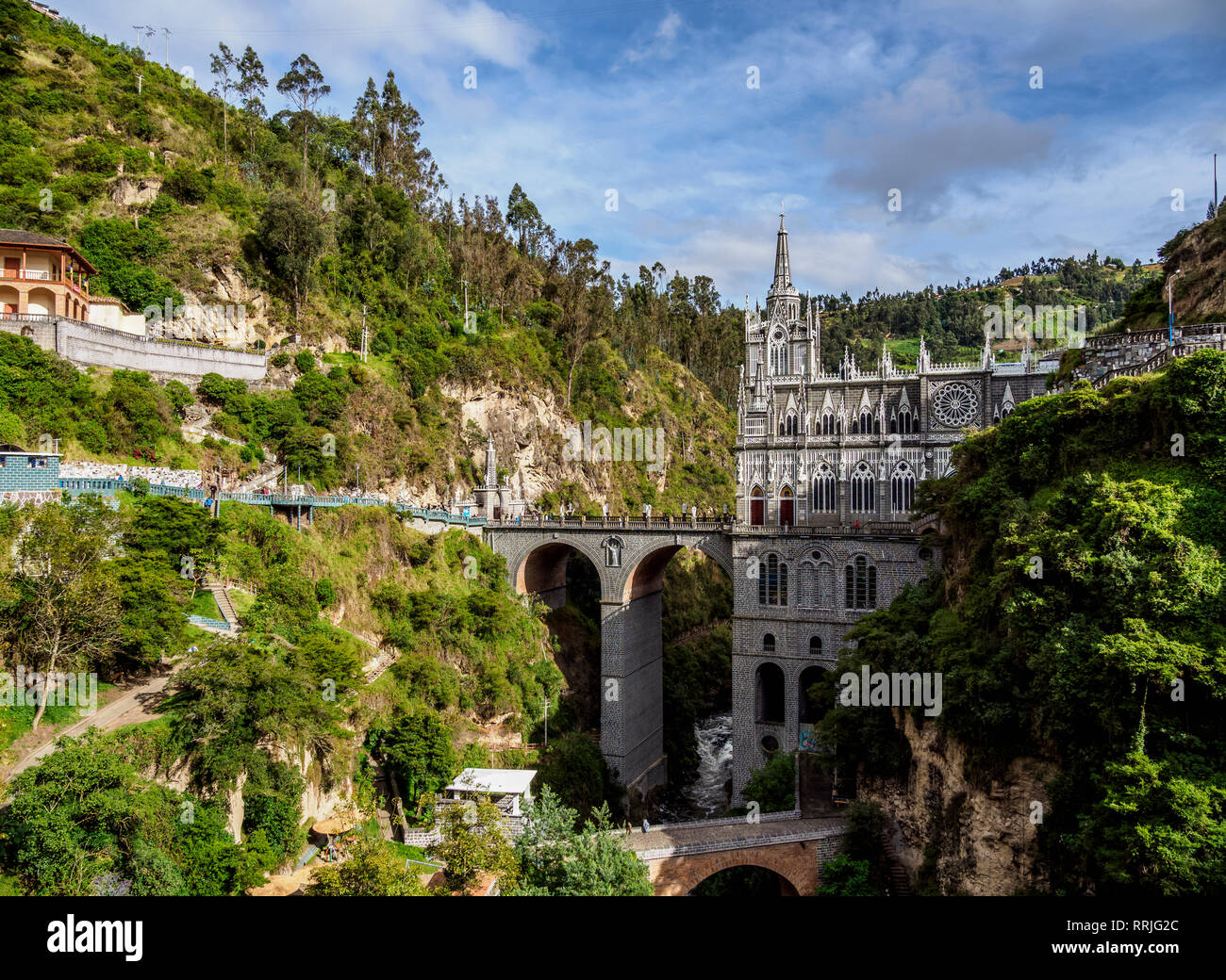 Las Lajas Sanctuary, Narino Departmant, Colombia, South America Stock Photo