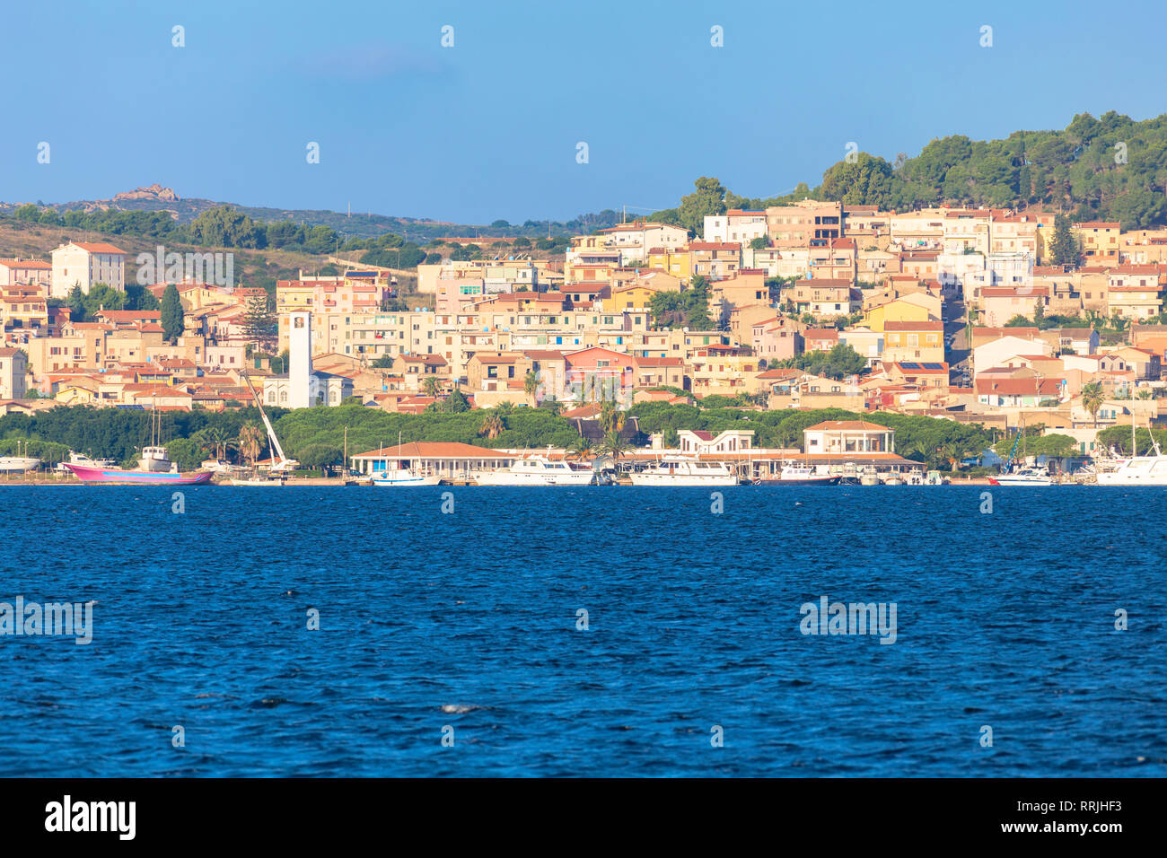 Village of Sant'Antioco, Sant'Antioco Island, Sud Sardegna province, Sardinia, Italy, Mediterranean, Europe Stock Photo