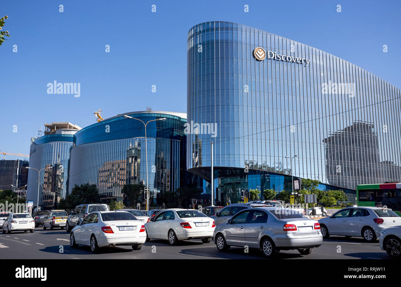 Glass Building Johannesburg South Africa High Resolution Stock