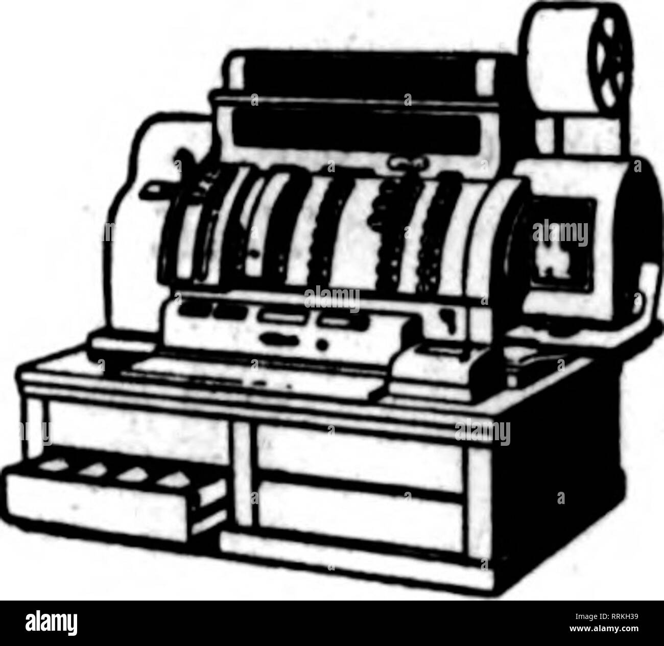 Cash registers Black and White Stock Photos & Images Alamy