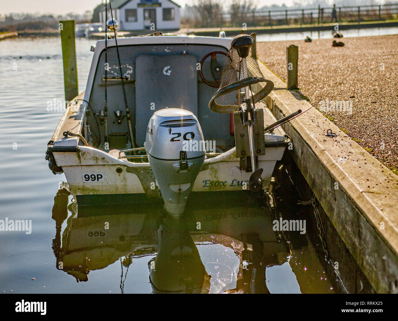 A boat is essential to successfully fish the Norfolk Broads, and a