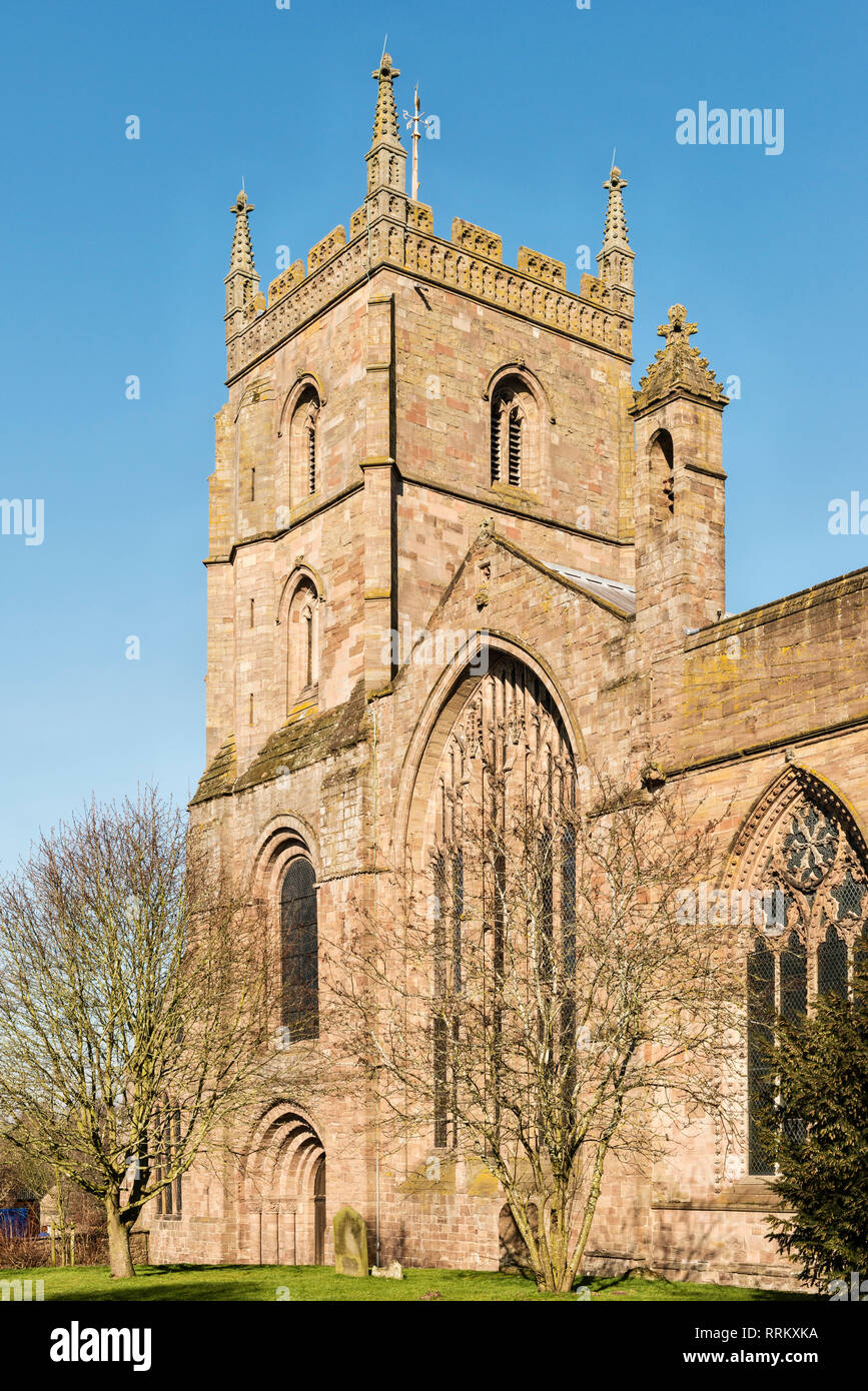 Leominster Priory (St Peter and St Paul), Herefordshire, UK. A twelfth