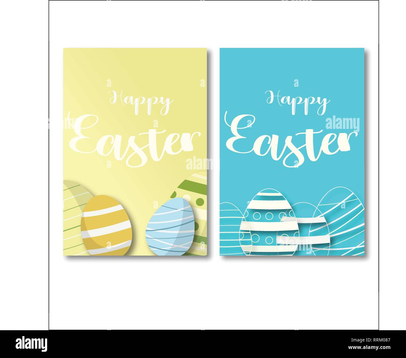 Easter bunny two eggs Stock Vector Images Alamy Easter bunny two eggs Stock Vector Images Alamy