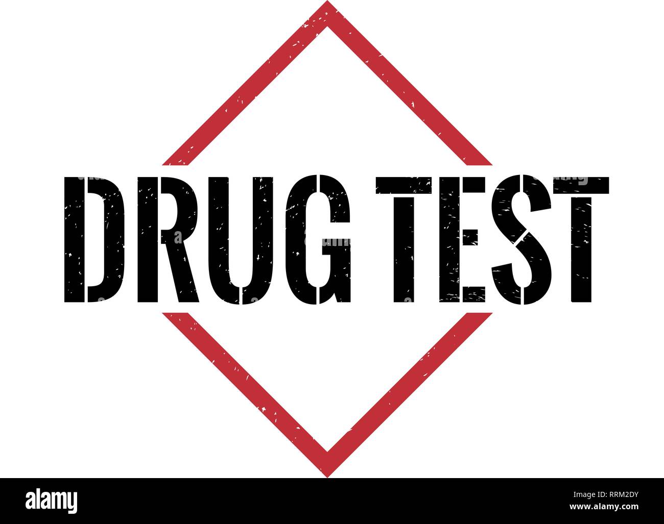 triangle drug test grungy rubber stamp Stock Vector Image & Art Alamy