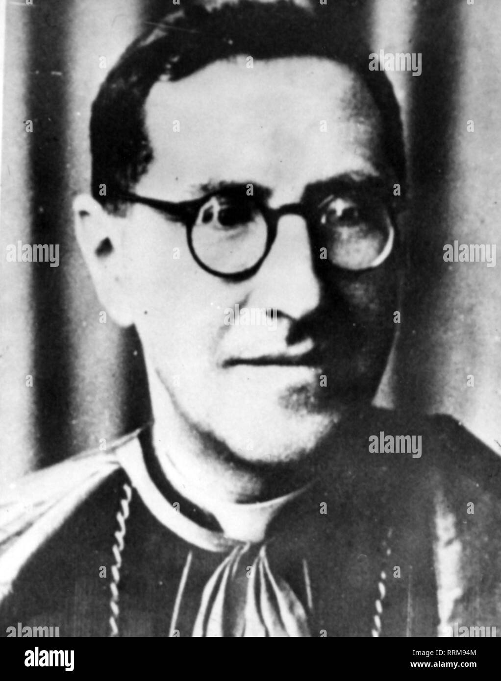 Siri, Giuseppe, 20.5.1906 - 2.5.1989, Italian clergyman, Archbishop of Genoa 14.5.1946 - 6.6.1981, portrait, 1958, Additional-Rights-Clearance-Info-Not-Available Stock Photo