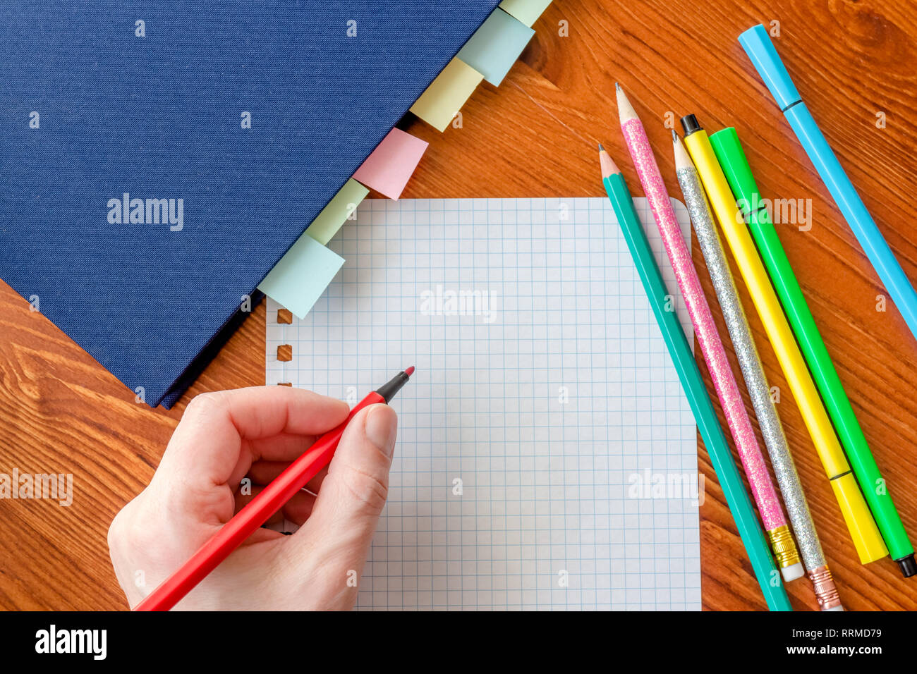 Close Up Of Group Writing Utensils. Stock Photo, Picture and Royalty Free  Image. Image 10217415.