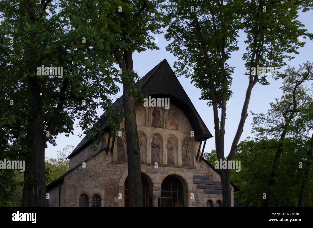 Domvorhalle der ehemaligen Pfalz Stiftskirche, Goslar, Harz, Niedersachsen, Deutschland Stock Photo