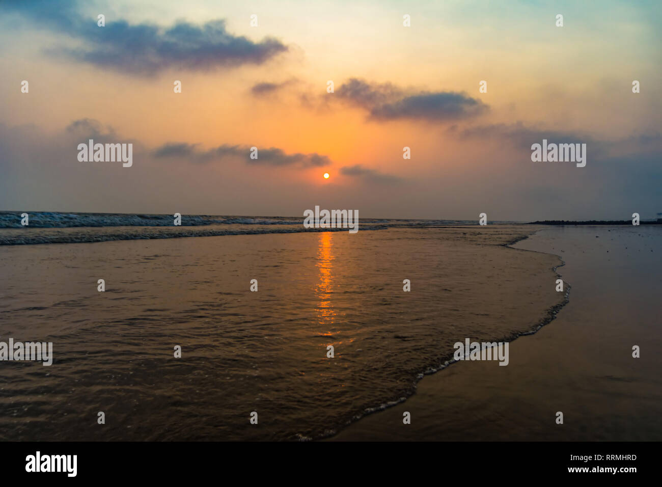 Puri beach sunrise hi-res stock photography and images - Alamy