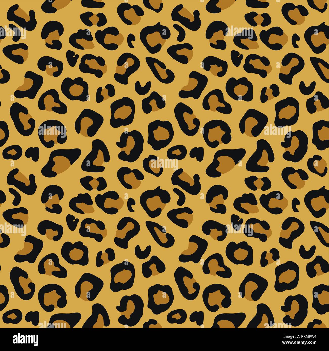 Cheetah Animal Print Pattern Seamless Tile Stock Vector