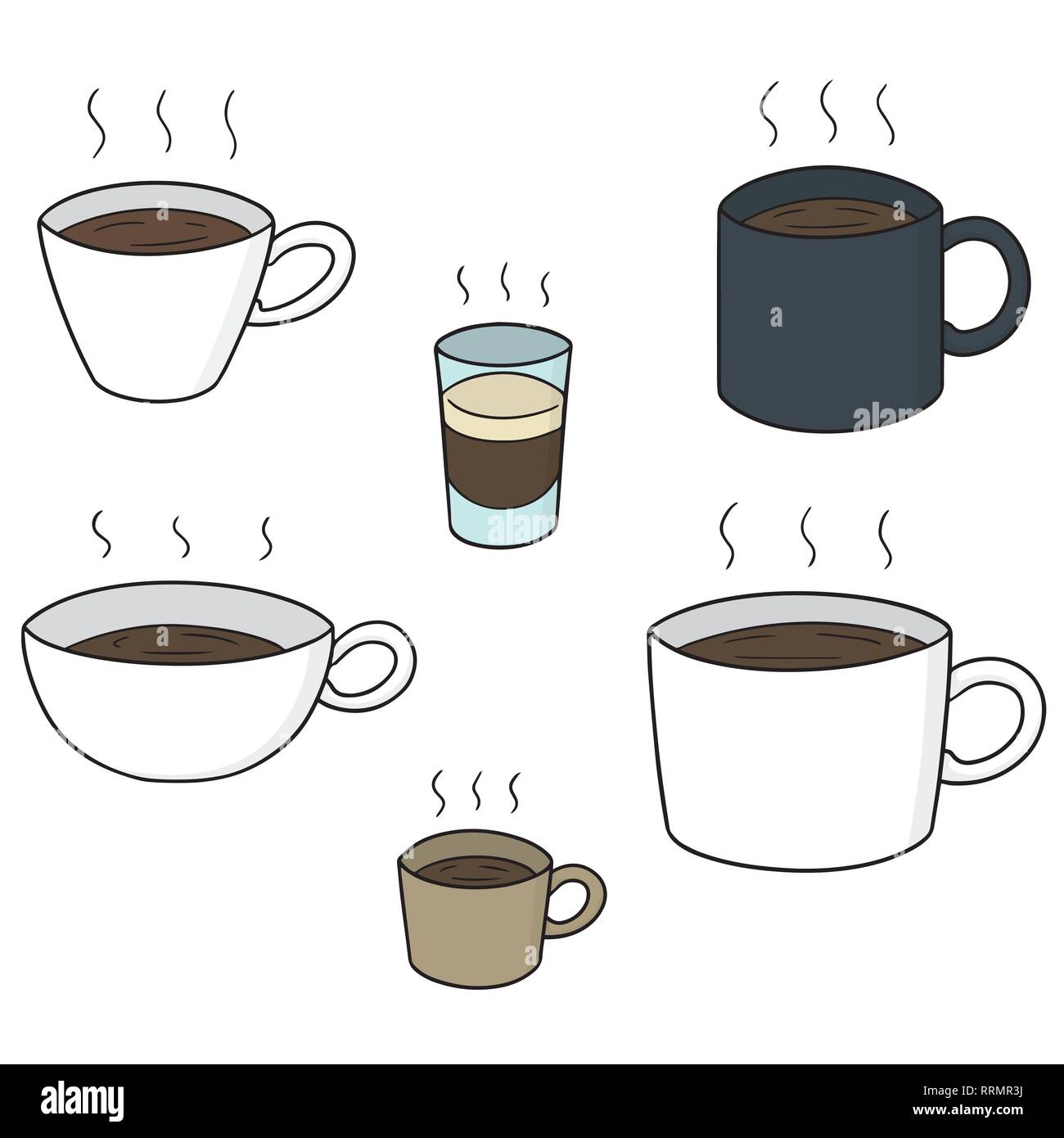 vector set of coffee Stock Vector Image & Art - Alamy
