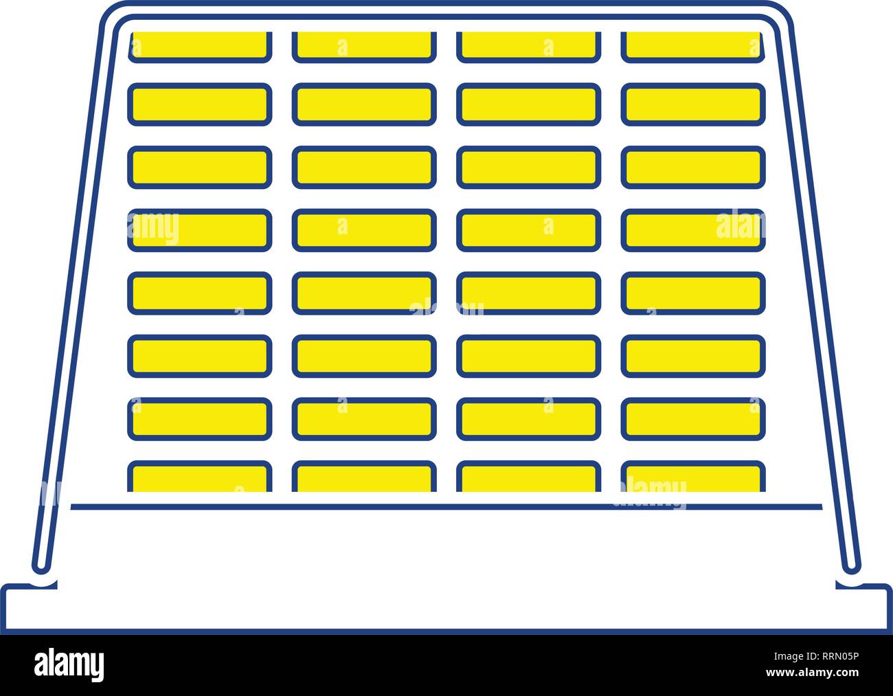 Icon of construction pallet . Thin line design. Vector illustration ...