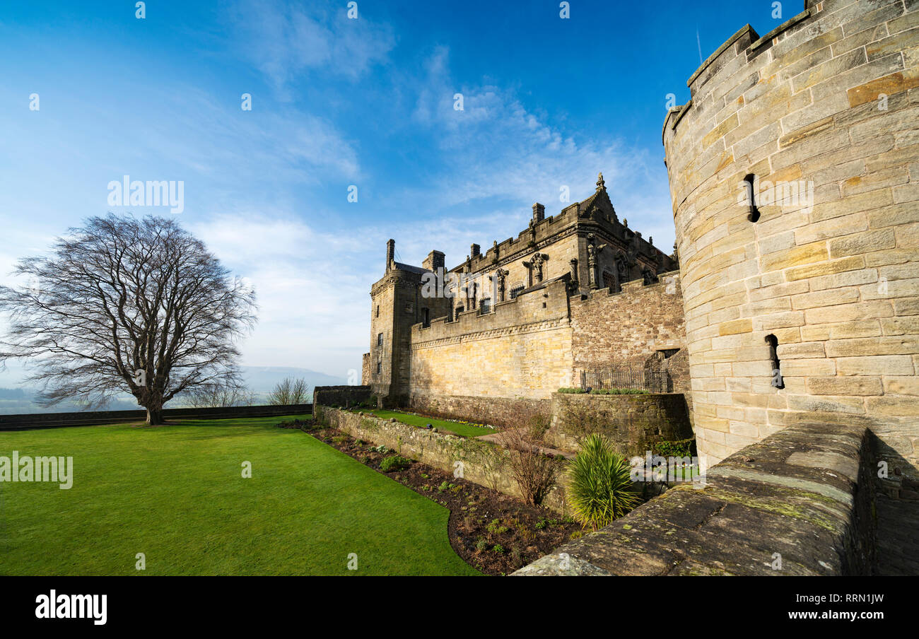Stirling Castle in Stirling , Scotland, UK Stock Photo