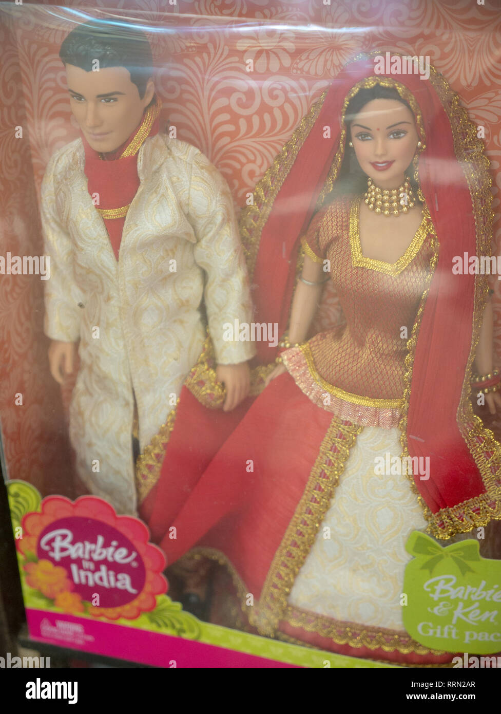 Barbie and Ken in India Stock Photo