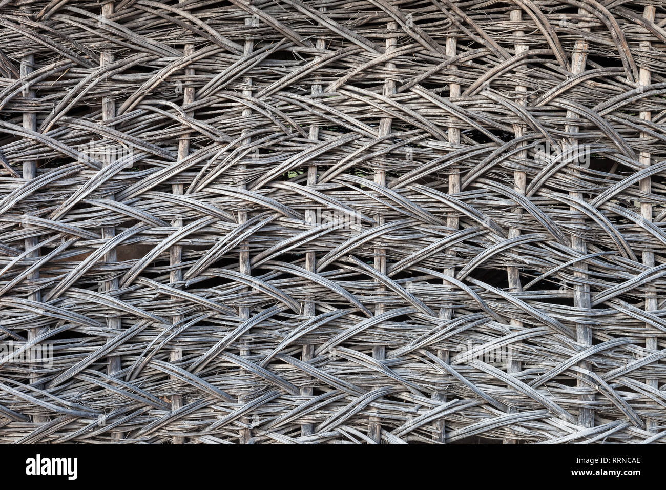 Natural wicker background Stock Photo