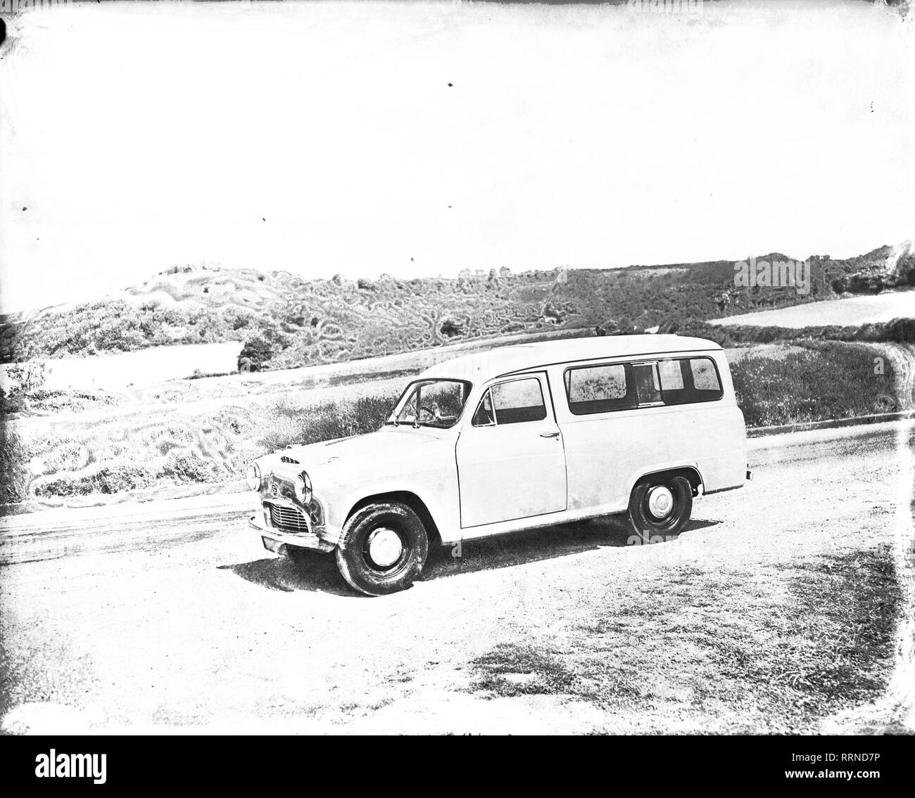 1956 classic car Black and White Stock Photos & Images Alamy
