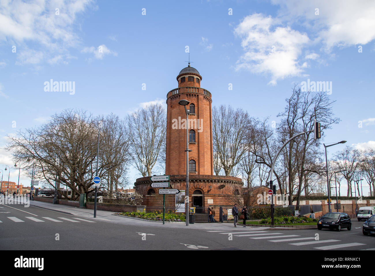 Historic Water Tower in Toulouse, France Stock Photo