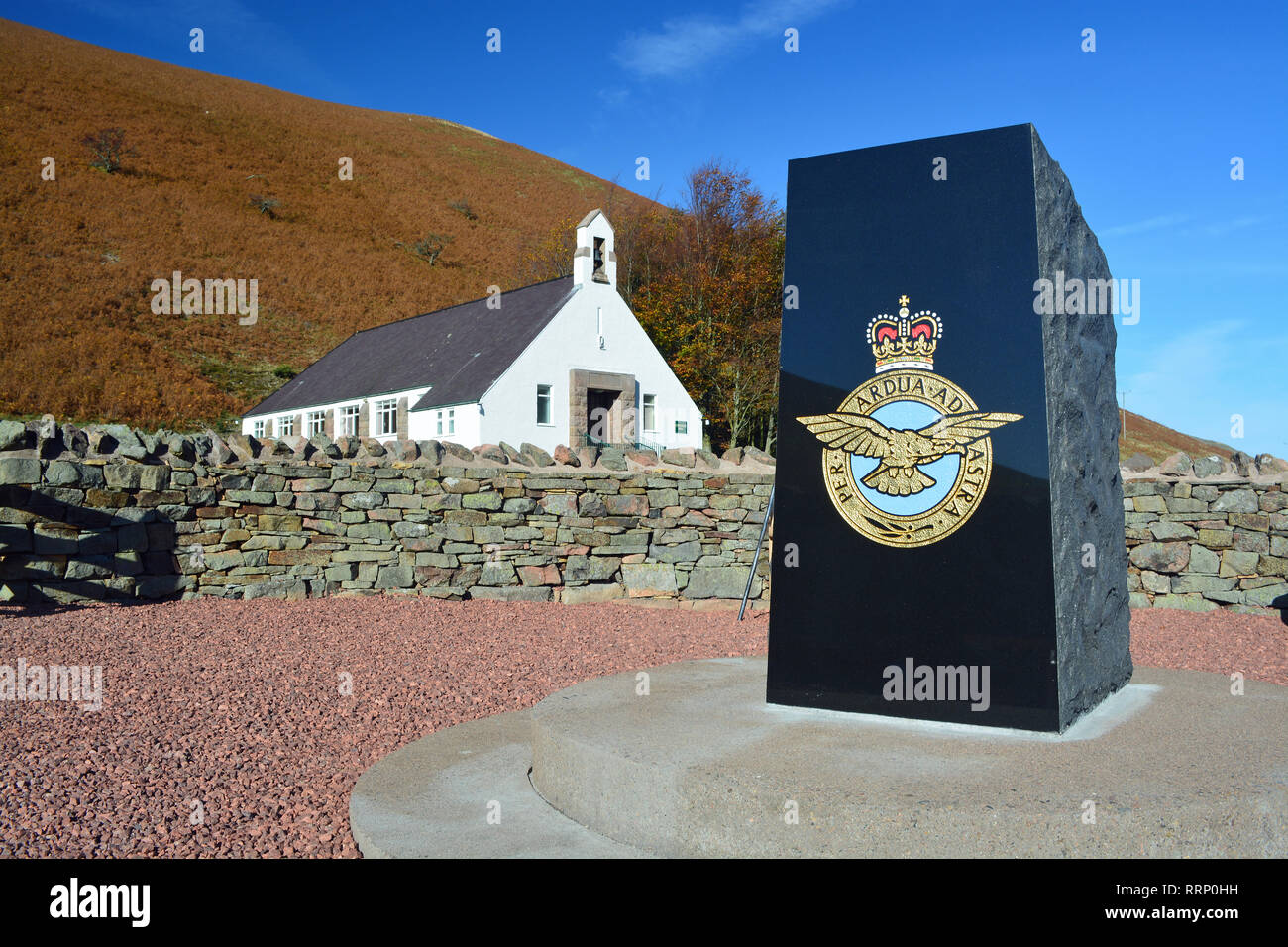 RAF Memorial, College Valley, Northumberland Stock Photo